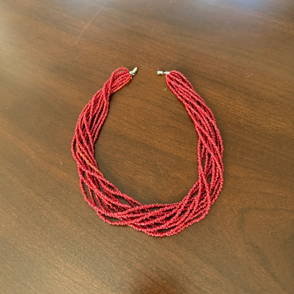 Silpada Jewelry - Vintage Silpada Coral 10 Strand Hand  Beaded Necklace. 17" Length